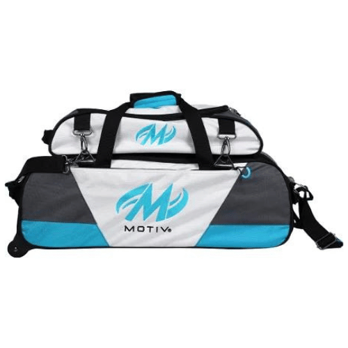 Motiv Ballistix Triple Tote Platinum Limited Edition Gym Bag with Detachable Shoe Compartment - Perfect for Workouts, Travel & Sports Gear Storage