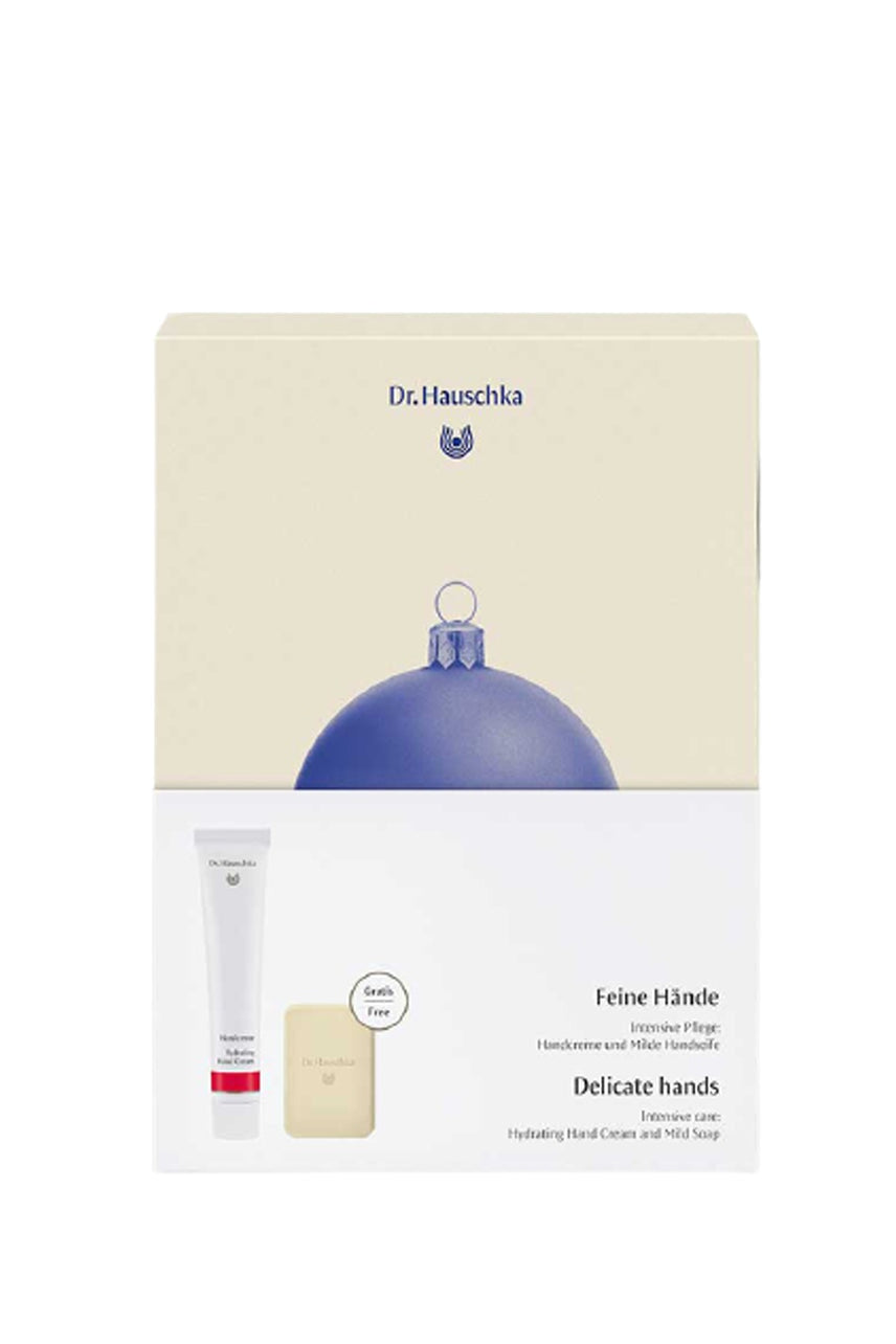 Dr. Hauschka Delicate Hands Set - Nourishing Hand Cream & Soothing Hand Wash for Dry, Sensitive Skin | Perfect for Daily Hydration & Gentle Cleansing at Home or Office
