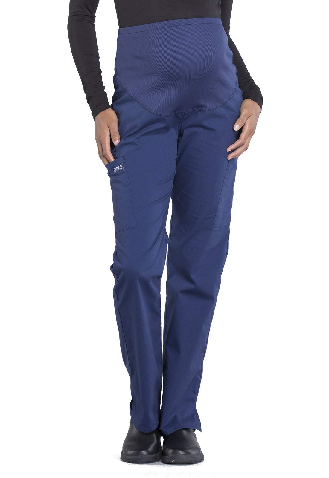 Cherokee Maternity Scrub Pants for Women - Soft Stretch Workwear WW220 | Comfortable Nursing & Medical Scrubs for Healthcare Professionals