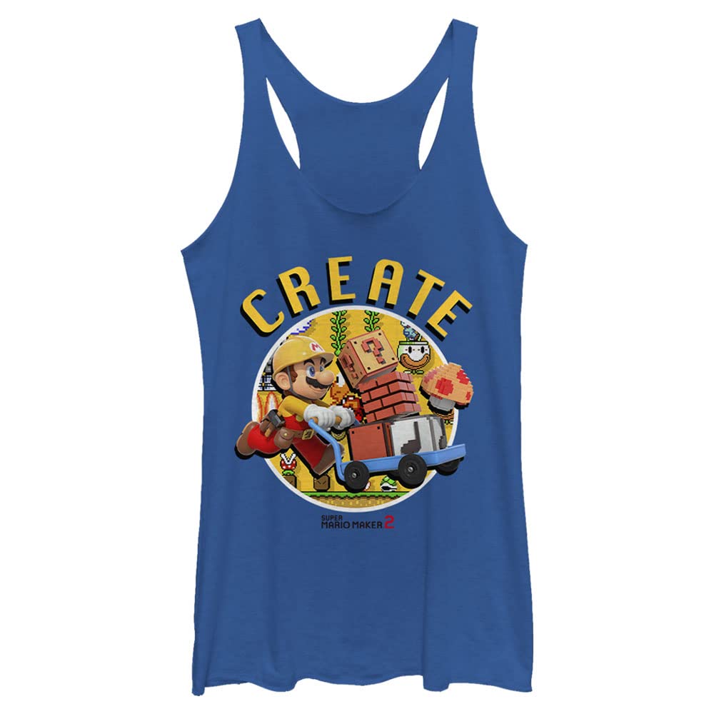 Nintendo Themed Women's Racerback Tank Top - Breathable Workout Shirt for Gaming Fans | Perfect for Cosplay, Gym & Casual Wear