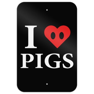 A Heartwarming Tale of Love and Decor: The I Love Pigs Heart Snout Sign