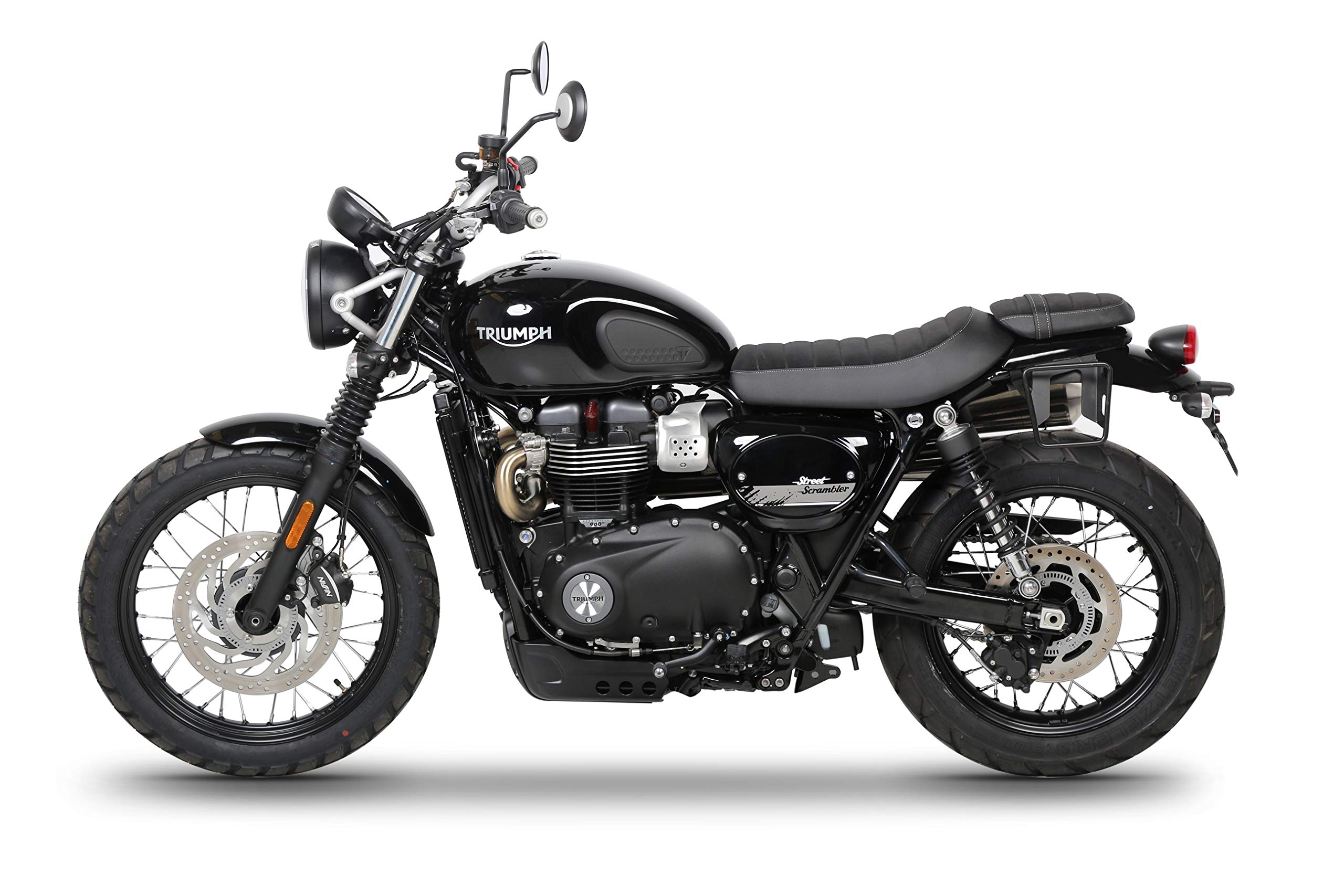 Triumph Street Scrambler 900 Side Bag Holder - Durable Motorcycle Saddlebag Mount for Adventure Riding & Daily Commute