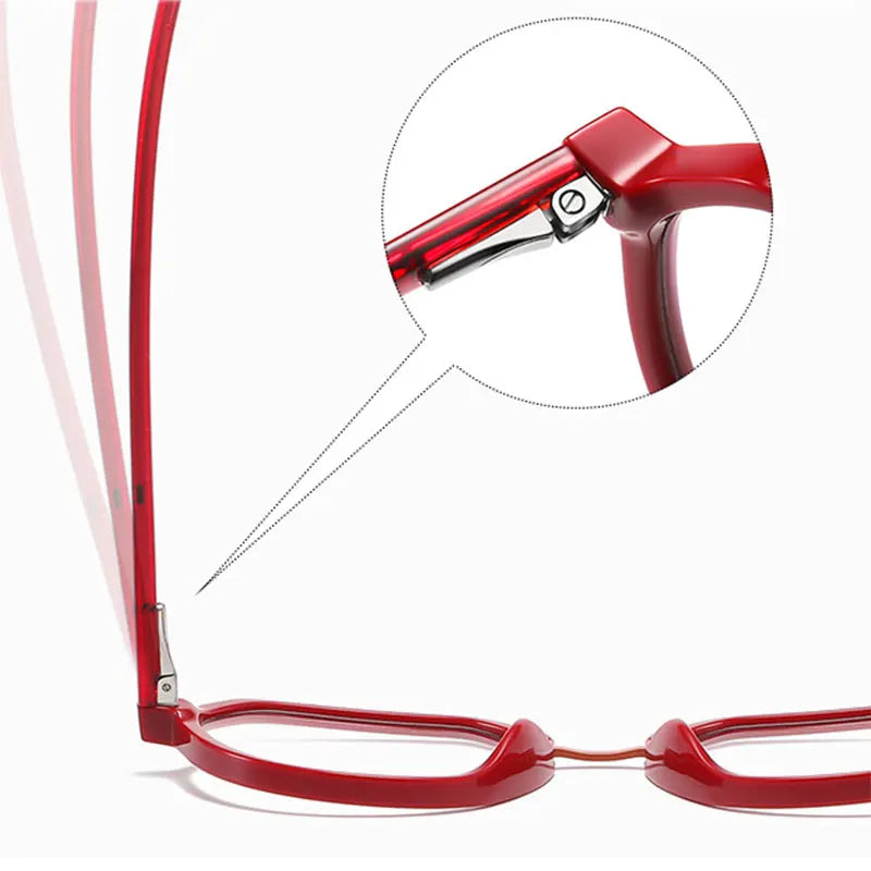 CCspace Unisex Full Rim Flat Top Round TR90 Titanium Eyeglasses 57322 - Lightweight & Durable Glasses for Work, Reading & Fashion