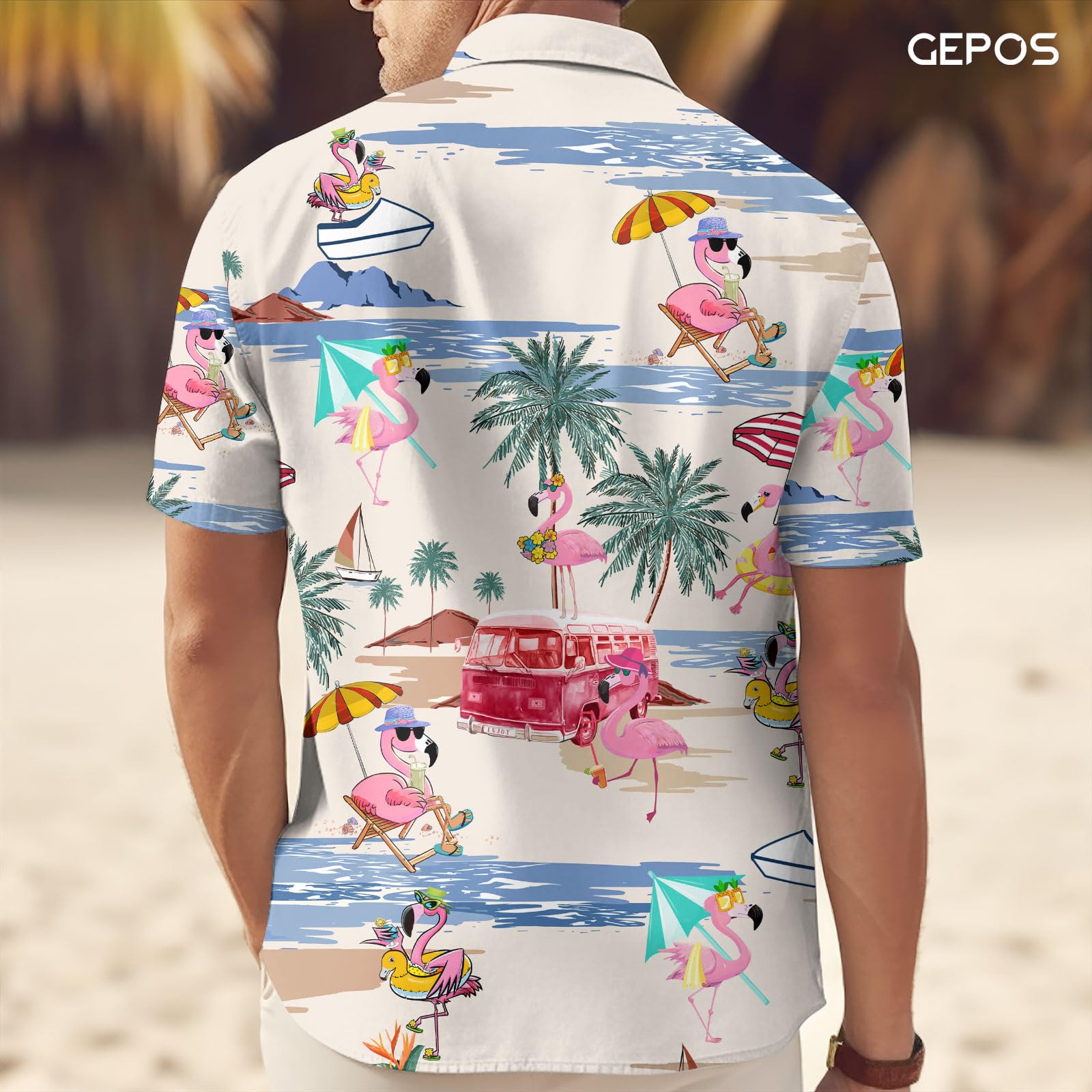 4th of July Hawaiian Shirt for Women - Patriotic Independence Day Shirt, Summer Vacation & Birthday Gift - Perfect for BBQ Parties, Beach Outings & Holiday Celebrations