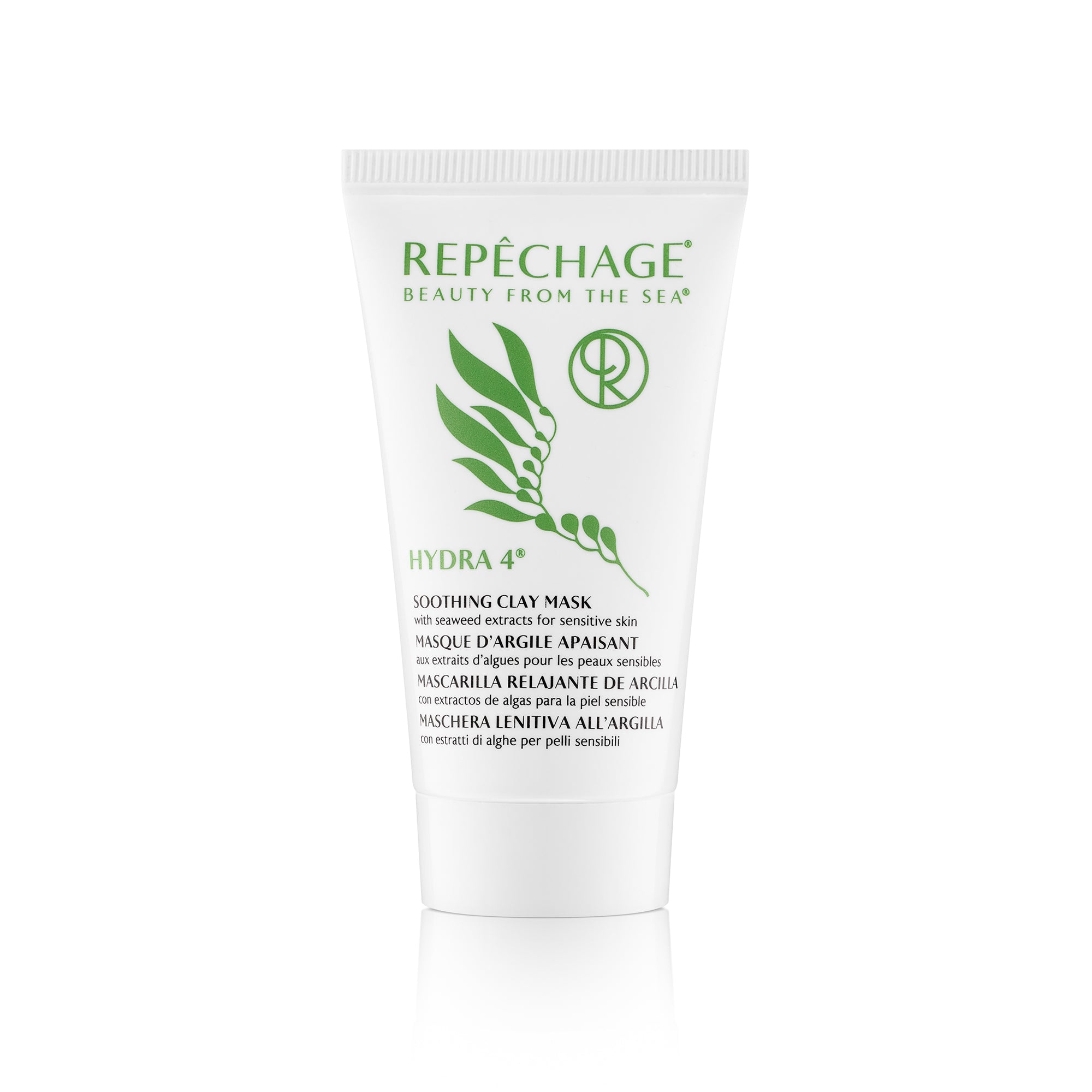 Hydra 4® Soothing Clay Mask for Face - Deep Cleansing & Hydrating Skin Care Treatment - Perfect for Acne, Blackheads & Oily Skin - Spa Quality Facial Mask for Glowing Skin at Home