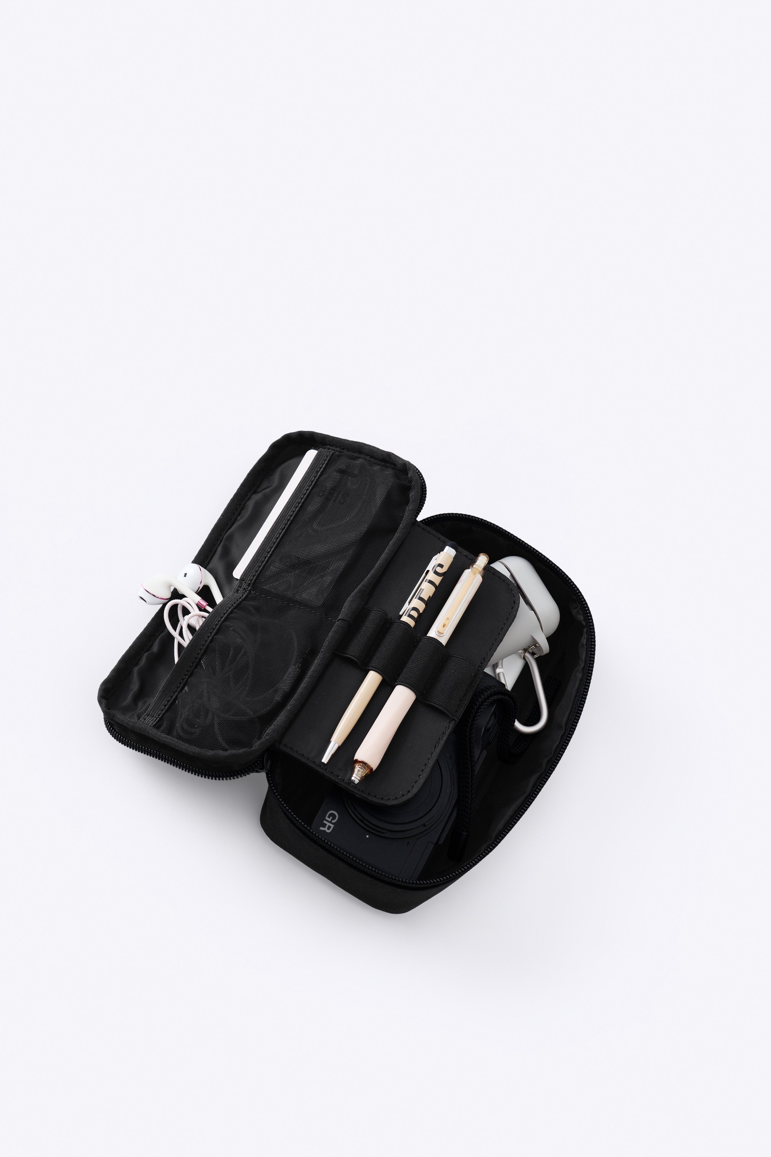 Premium Black Tech Organizer - Cable Management & Travel Accessories for Phones, Laptops, Gadgets | Perfect for Office, Home & On-the-Go Use