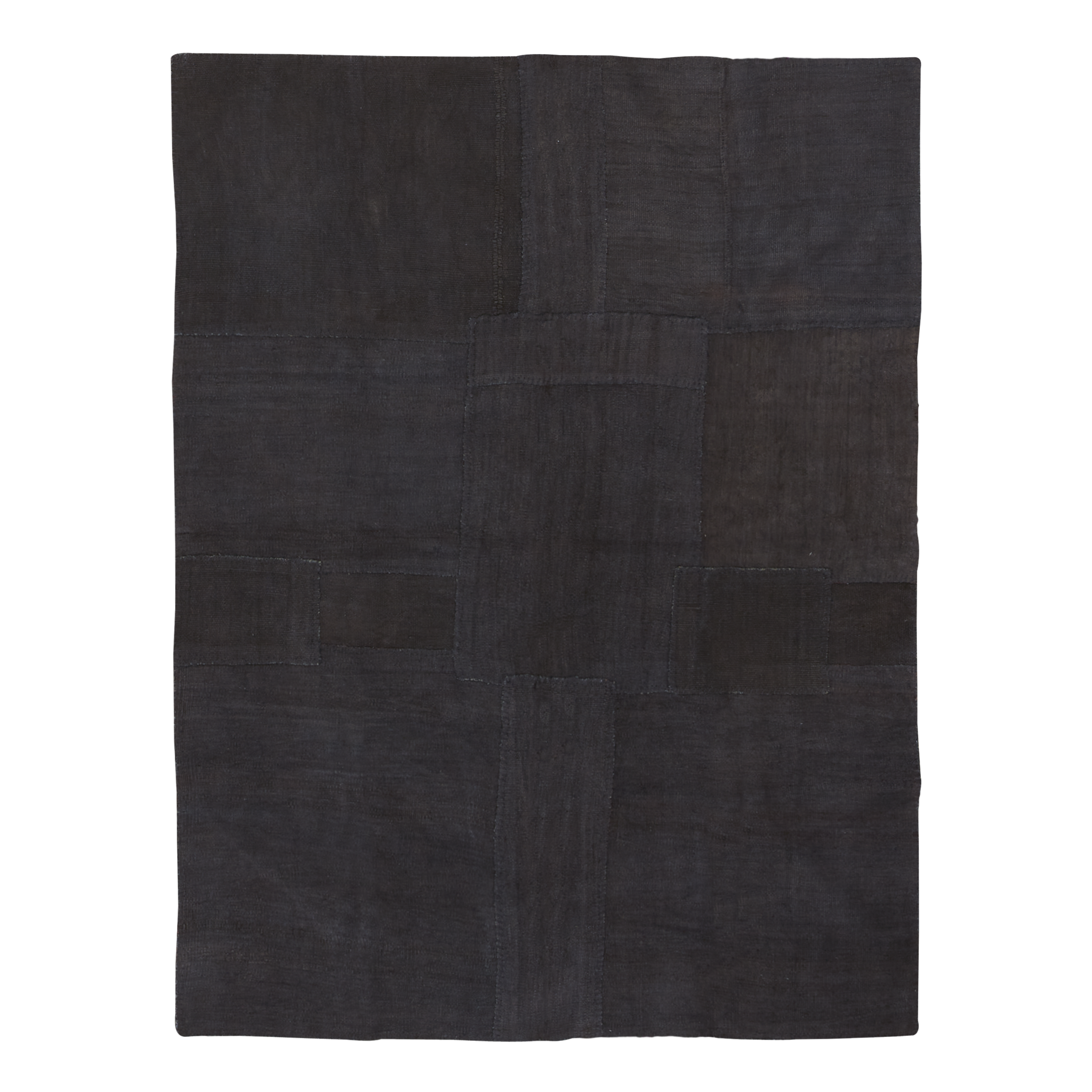 Handmade Patchwork Kilim Rug 119704069000 - Bohemian Style Vintage Wool Carpet for Living Room, Bedroom & Home Decor