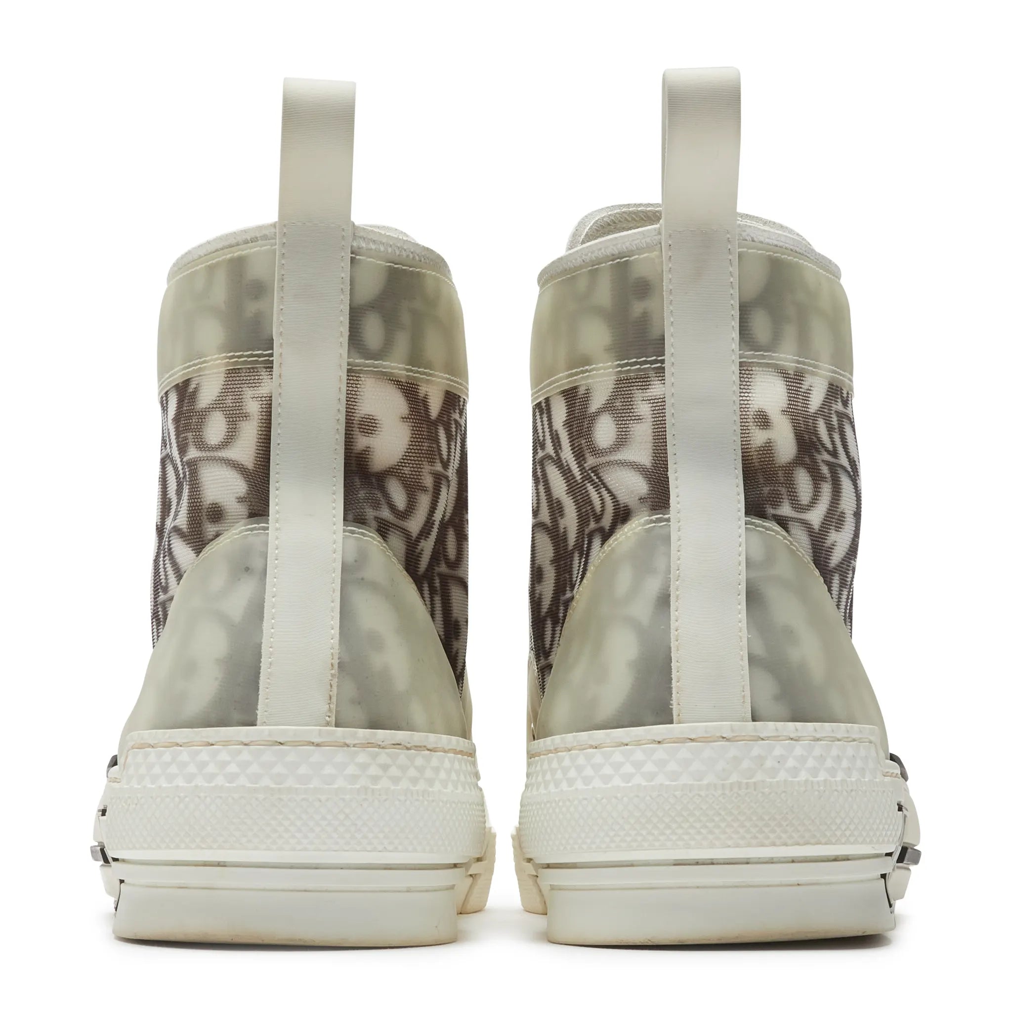 Authentic Pre-Owned Dior B23 Oblique High-Top White Sneakers - Luxury Designer Shoes for Men & Women | Perfect for Casual Wear, Street Style & Fashion Outfits