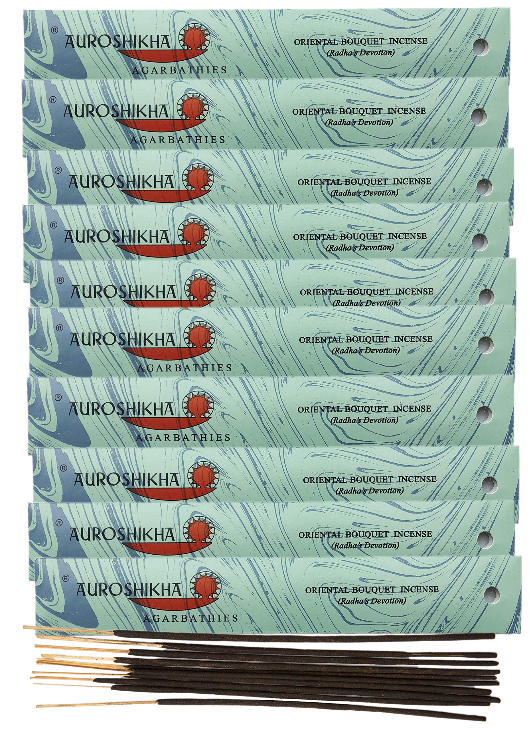 Premium Oriental Bouquet Incense Sticks - 10 Pack (100g) for Meditation, Yoga & Home Aromatherapy