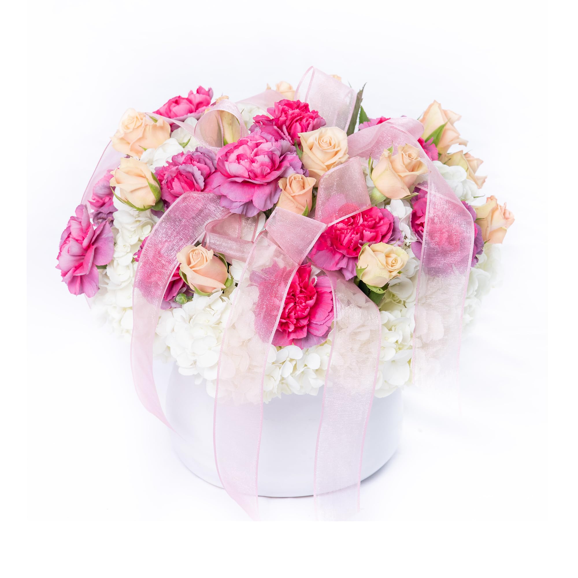 WGVI Matte White Ceramic Cylinder Vase - 5.5