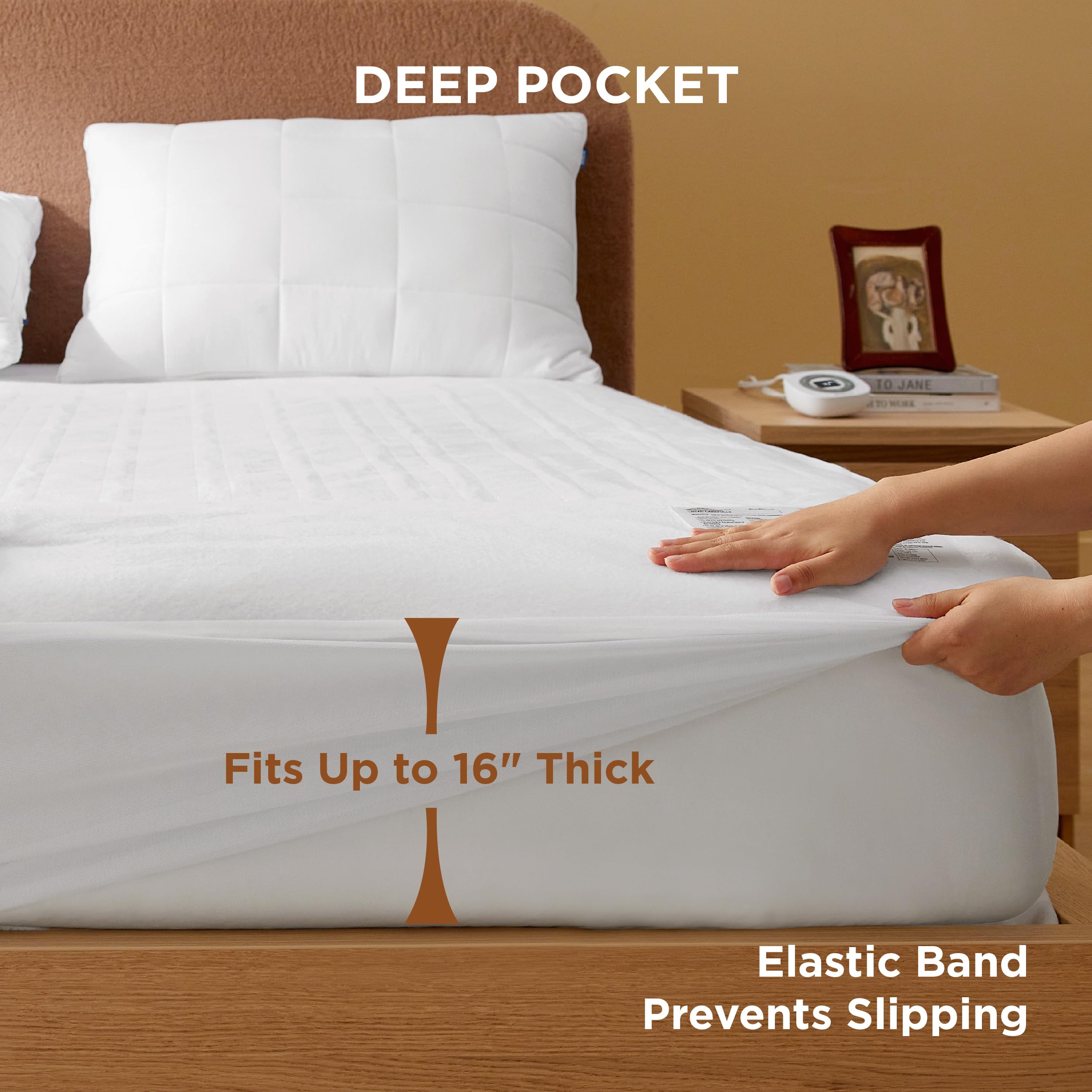 Bedsure Heated Mattress Pad Twin Size (39