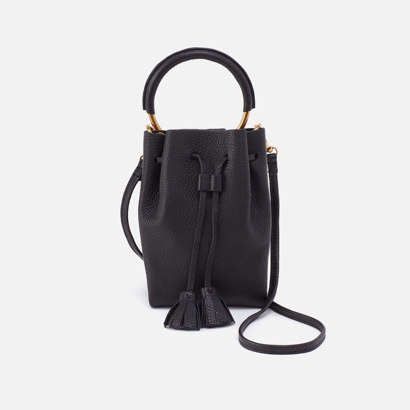 Eden Phone Crossbody Bag in Pebbled Leather - Stylish & Durable Black Leather Purse for Women | Perfect for Everyday Use, Travel & Shopping