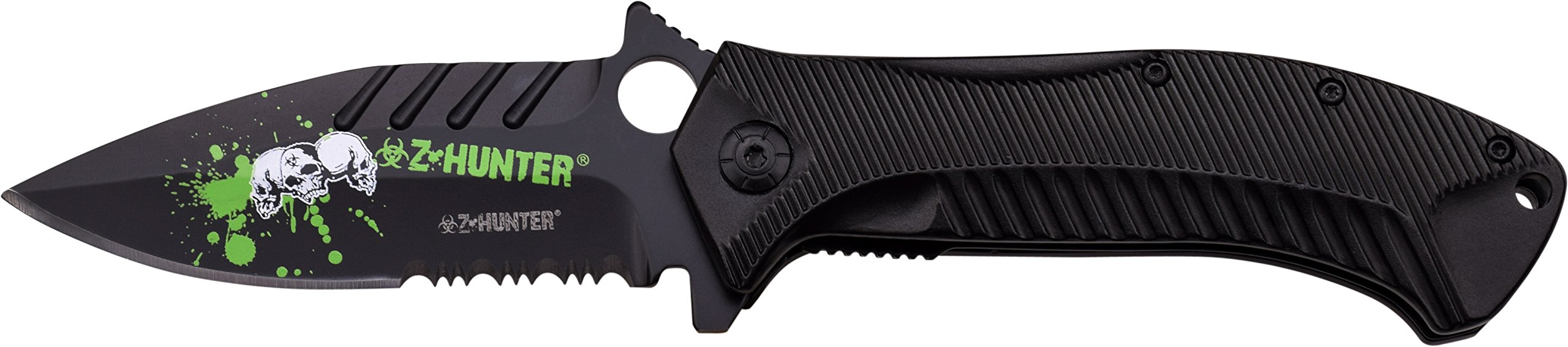 ZB-085ZS Spring Assisted Folding Pocket Knife - 5 Inch Closed Length - Tactical EDC, Outdoor Camping, Hunting & Survival Gear