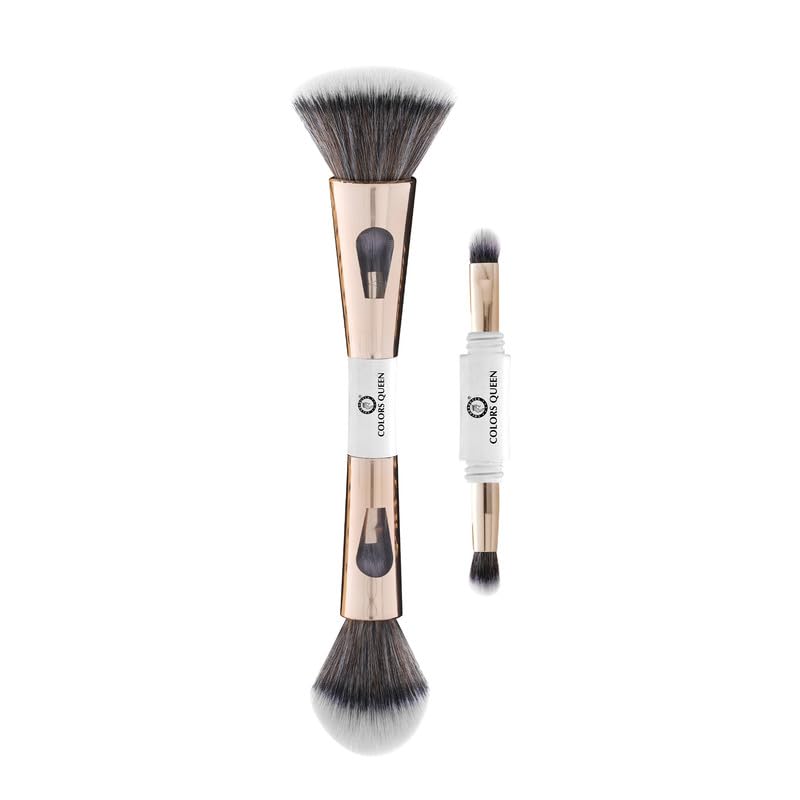 4-in-1 Makeup Brush Set - Foundation, Powder & Eyeshadow Brushes | Soft Bristles for Flawless Makeup