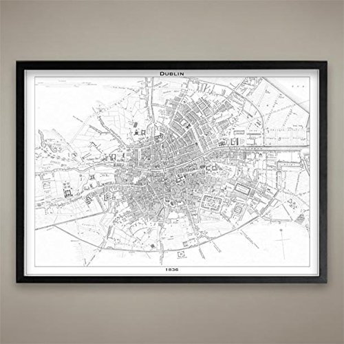 Dublin Map Print - Wall Art for Home & Office Decor