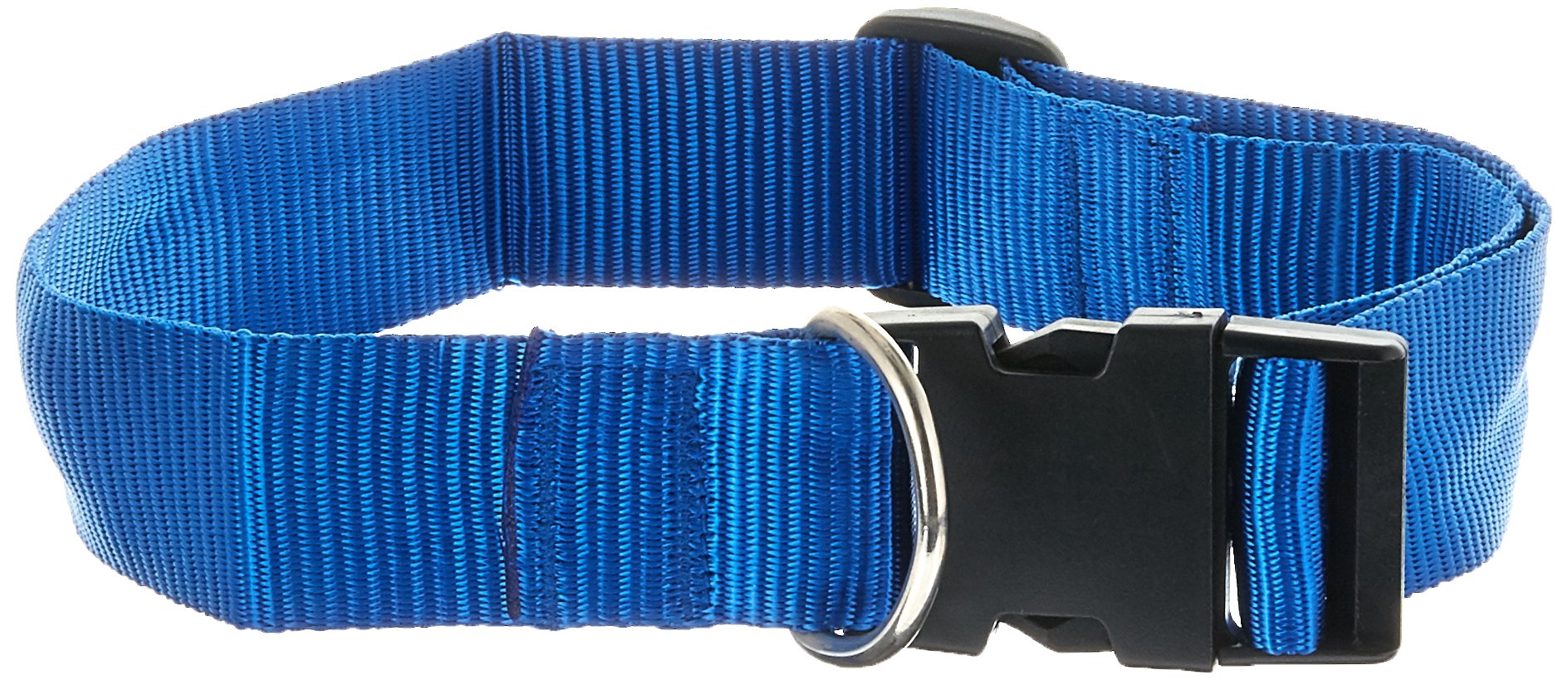 Durable Nylon Dog Collar for Large Breeds - Adjustable X-Large Pet Collar with Metal Buckle, Reflective Strip & Quick-Release (Multiple Colors) - Perfect for Walking, Training & Outdoor Adventures