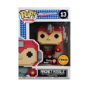 Funko Pop! 8-Bit Mega Man Magnet Missile #13 Chase Edition - Retro Video Game Collectible for Gamers & Anime Fans