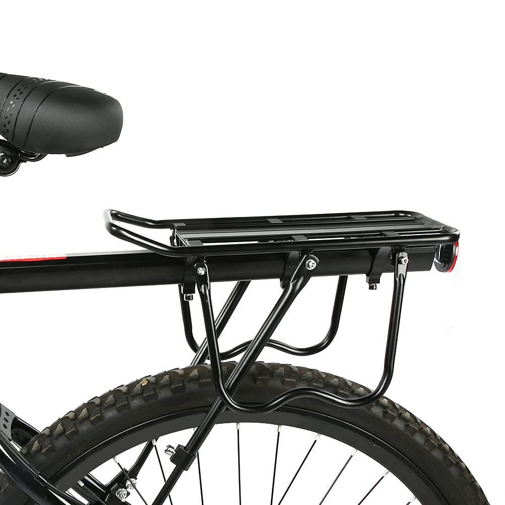 Quick Release Durable Bike Rack Bracket - Black Bike Seatpost Carrier for Road & Mountain Bikes | Easy Installation Bike Accessories for Cycling, Commuting & Outdoor Adventures