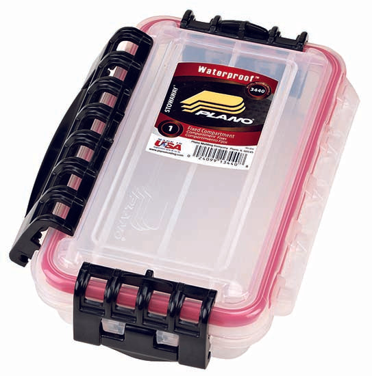 Plano 3440 Waterproof StowAway Storage Box - Durable Tackle Box for Fishing Gear, Camping Equipment & Outdoor Organization | Perfect for Boat, RV & Garage Storage