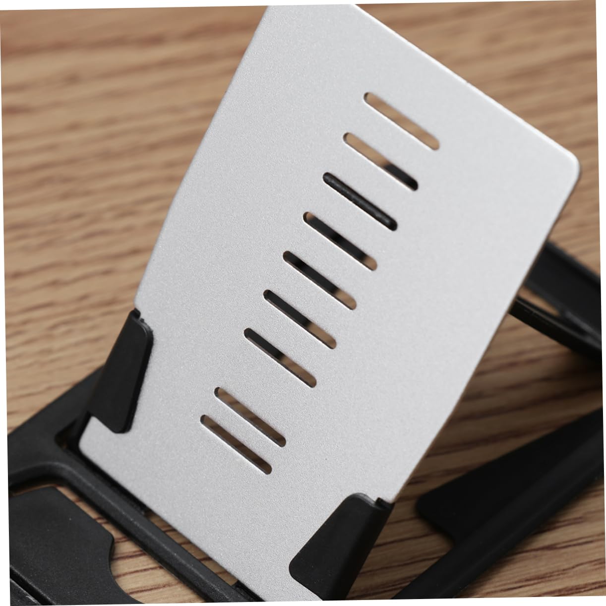 2-Pack Aluminum Alloy Phone Stand - Universal Metal Cell Phone & Tablet Holder for Desk, Home, Office - Perfect for Video Calls, Streaming & Hands-Free Viewing
