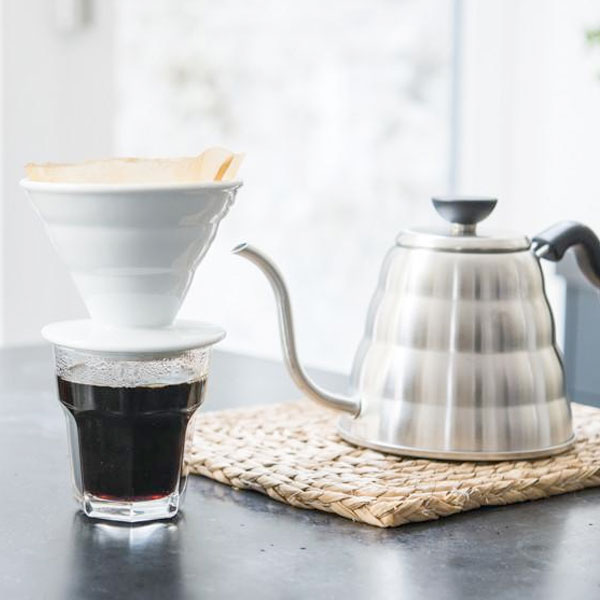 Hario V60 Ceramic Coffee Dripper - Premium Pour Over Coffee Maker for Home Brewing, Perfect for Single Serve & Specialty Coffee Lovers - Ideal for Morning Brews & Coffee Enthusiasts