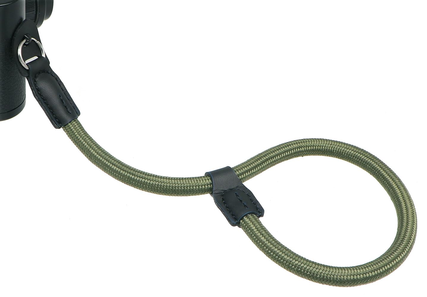Quick Release Camera Hand Strap Wrist Strap for DSLR Mirrorless Cameras - Adjustable Climbing Rope Design (Green) - Secure Grip for Travel, Hiking & Outdoor Photography