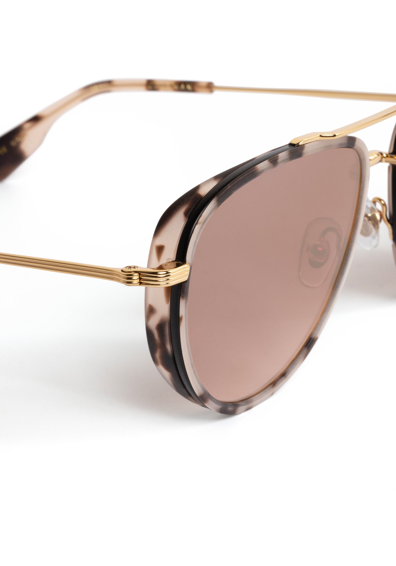 COLEMAN 24K Matte Black & Matte Sunday Tortoise Mirrored Sunglasses - Polarized UV Protection for Outdoor Sports, Driving, and Beach Activities