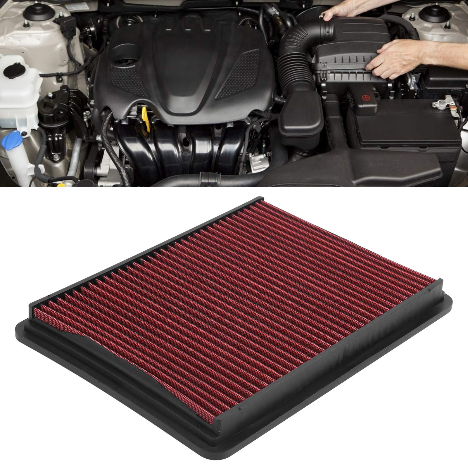 High-Quality Air Cleaner Panel - Durable Low Resistance Air Filter for Car & Professional Use | Replacement Filter for General Purpose | Ideal for Automotive Maintenance & HVAC Systems