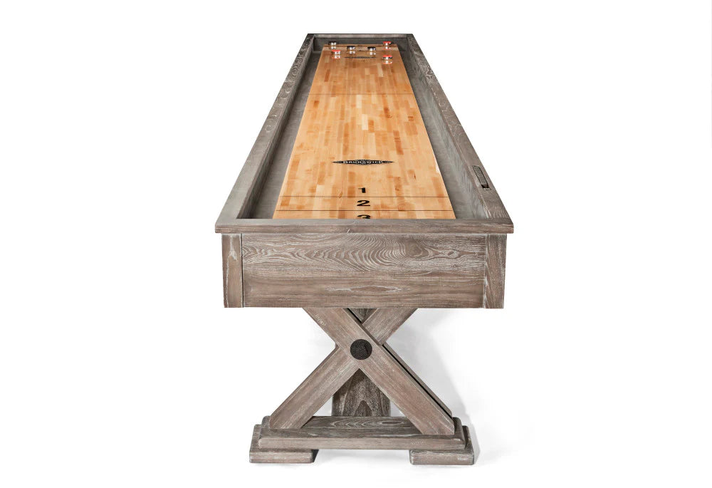 Brunswick Brixton 14-Foot Shuffleboard Table for Game Rooms & Bars | Professional Indoor Shuffleboard