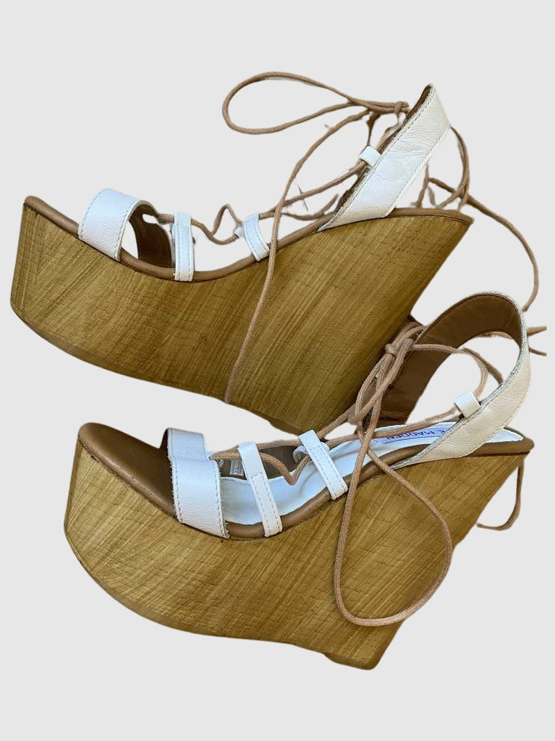 Stylish Lace Up Wedge Sandals for Women - Comfortable & Fashionable SM Rebooted Collection - Perfect for Summer Outings, Beach Trips & Casual Wear
