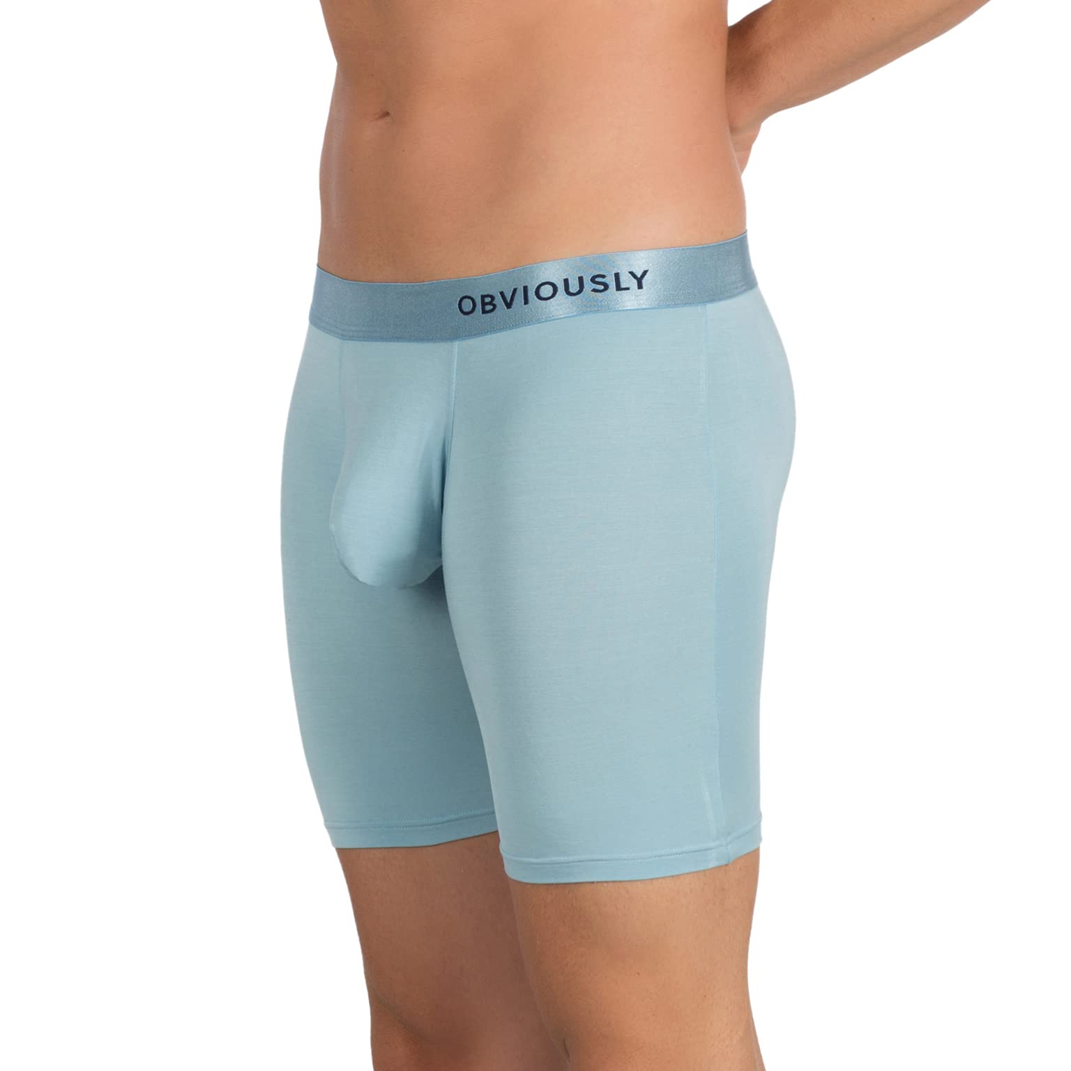 PrimeMan Men's 6-Inch Boxer Briefs - Soft Breathable Underwear for All-Day Comfort - Perfect for Workout, Travel & Daily Wear