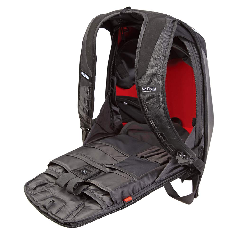 OGIO No Drag Mach 5 Motorcycle Backpack - Stealth Black, 20.5