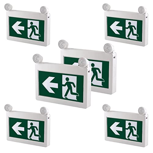 6 Pack Running Man Exit Sign