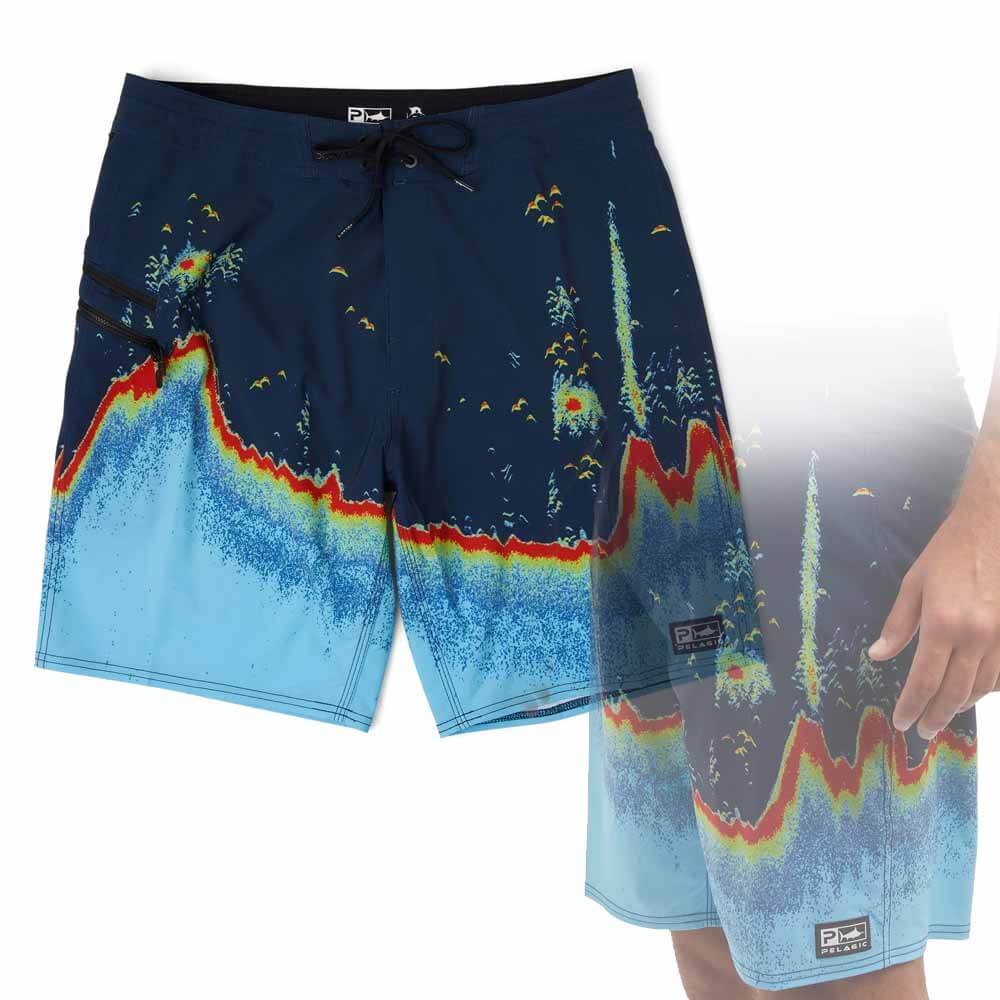 Pelagic Strike 19 Sonar Short - High Performance Fishing Shorts for Men | Quick Dry, UV Protection & Comfortable Design | Perfect for Saltwater Fishing, Boating & Outdoor Adventures