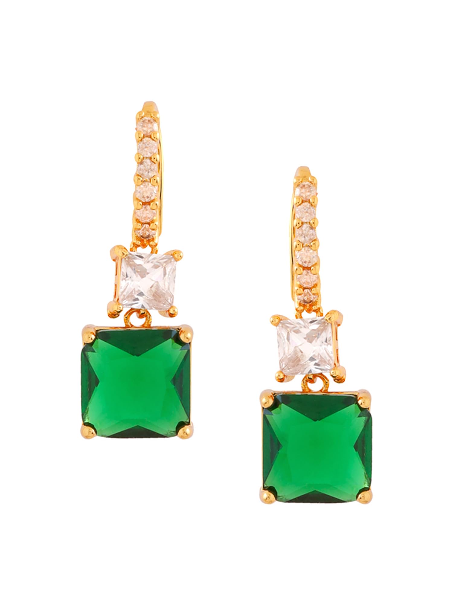 Fashion Women's Yellow Chimes Crystal Earrings - Gold Tone Black Color Dangle Earrings for Birthday, Anniversary Gifts | Perfect for Parties, Weddings & Special Occasions