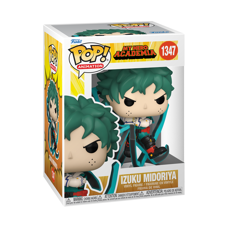 My Hero Academia Izuku Midoriya Funko Pop Vinyl Figure #1347 with Protector Case - Perfect for Anime Collectors, Gift Giving, and Display