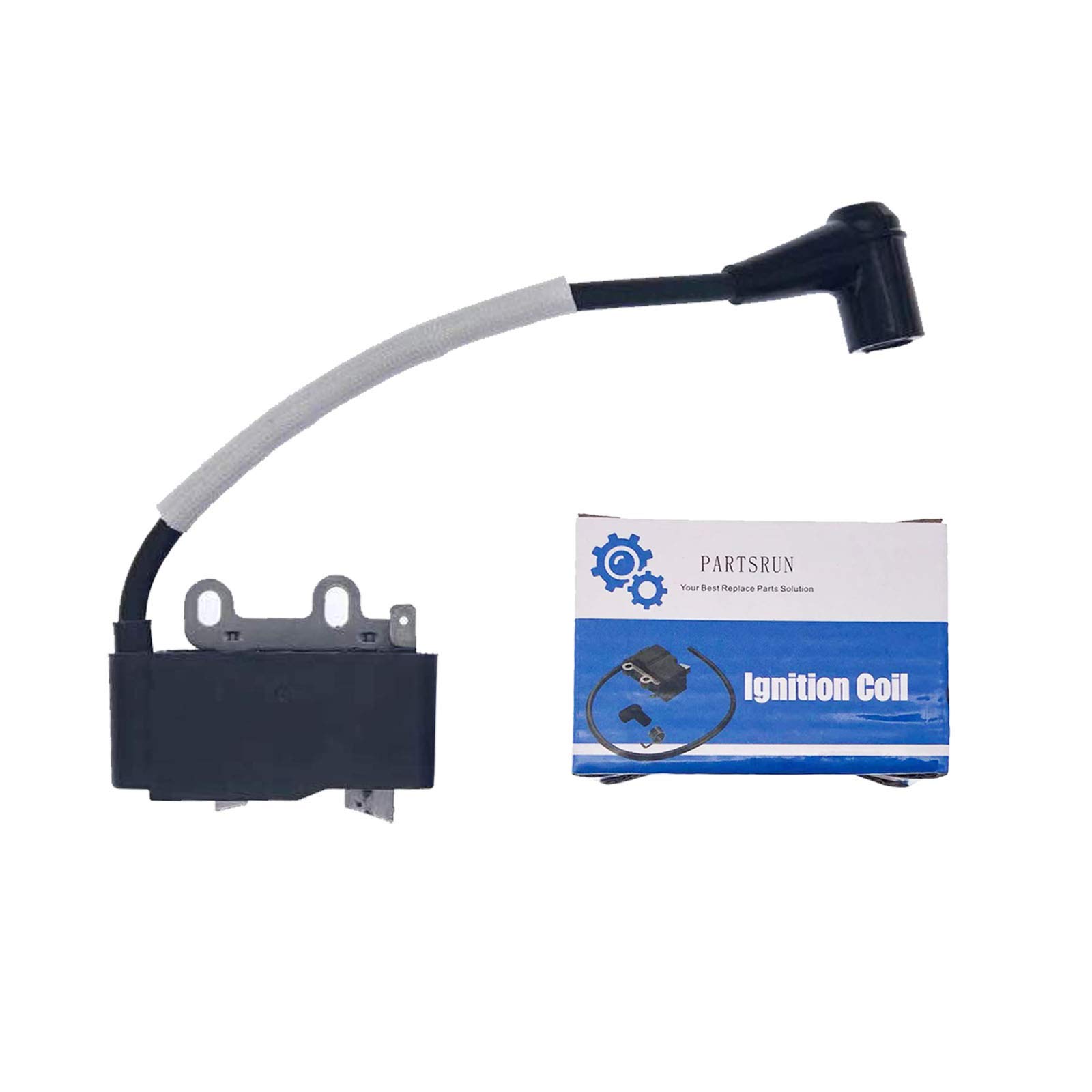 PARTSRUN Ignition Coil C10146 Compatible with Echo PB-255LN PB-251 ES255 PB265L PB265LN Leaf Blower - Replaces A411000290 A425000100 - Includes Boot & Spring ZF271-1 - Perfect for Outdoor Yard Maintenance & Landscaping