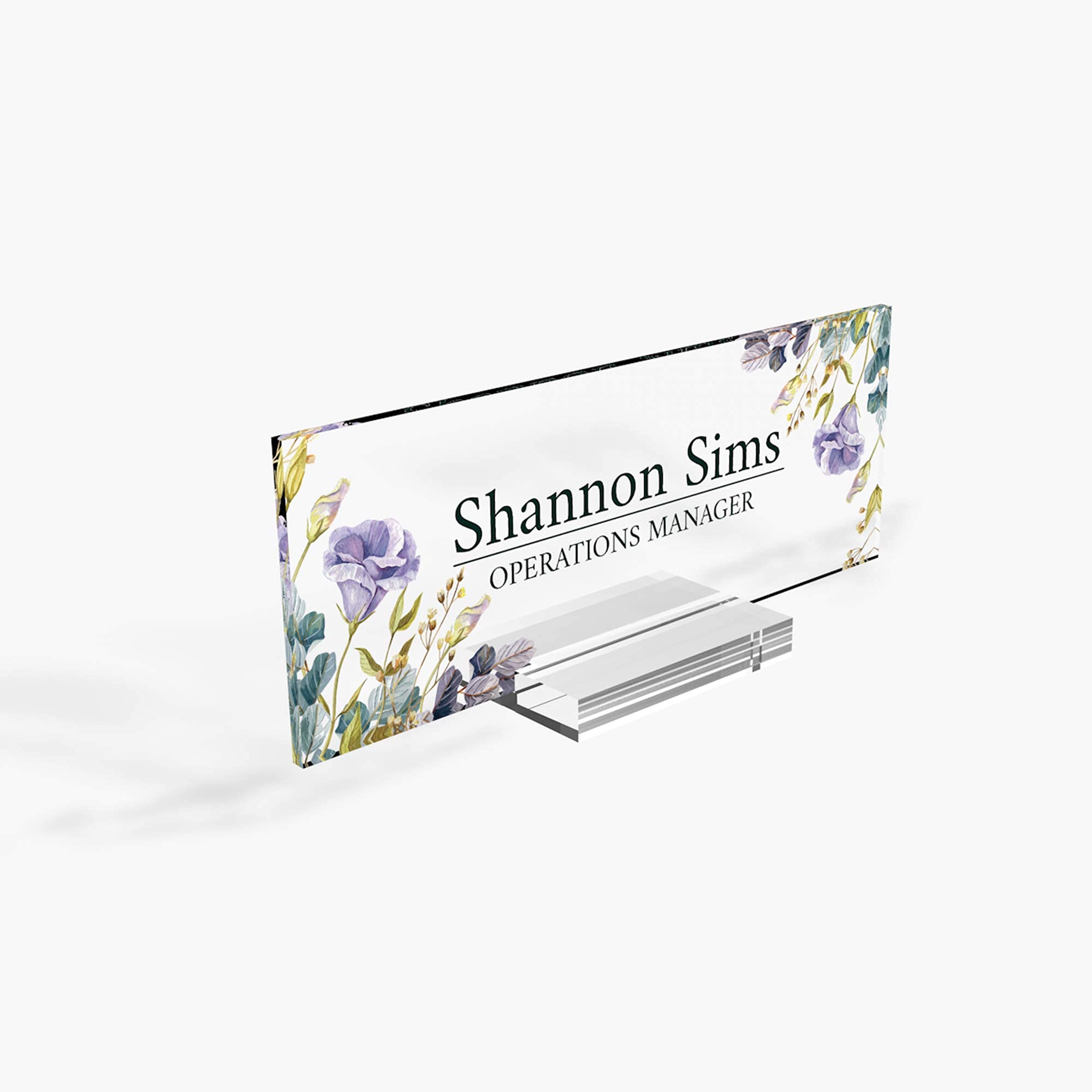 Custom Engraved Desk Name Plate for Home Office - Personalized Business Name Sign for Professionals & Office Staff - Perfect for Corporate Gifts, Executive Desks & Reception Areas