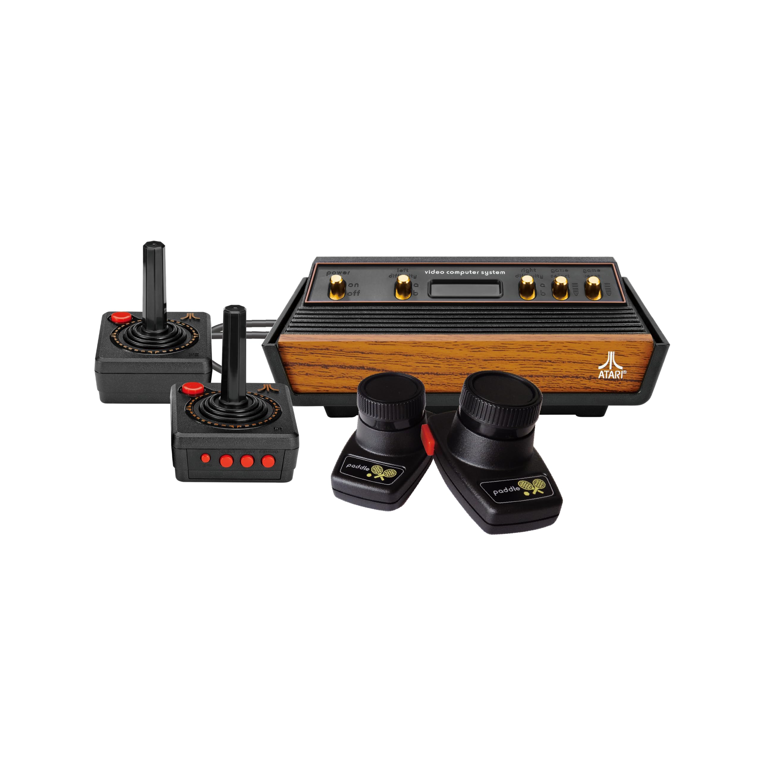 Atari Flashback 12 Gold Retro Gaming Console - 130 Built-in Classic Games with 2 Joystick & Paddle Controllers - HDMI Plug & Play for HD TV - Perfect for Family Game Nights & Retro Gaming Enthusiasts
