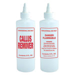 8OZ Callus Remover Empty Bottle - Refillable Container for Foot Care & Pedicure - Perfect for Salons, Spas & Home Use