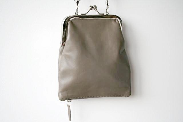 Grey Slouch Pouch with Frame & Zip - Stylish Crossbody Bag for Women, Perfect for Travel, Shopping & Everyday Use
