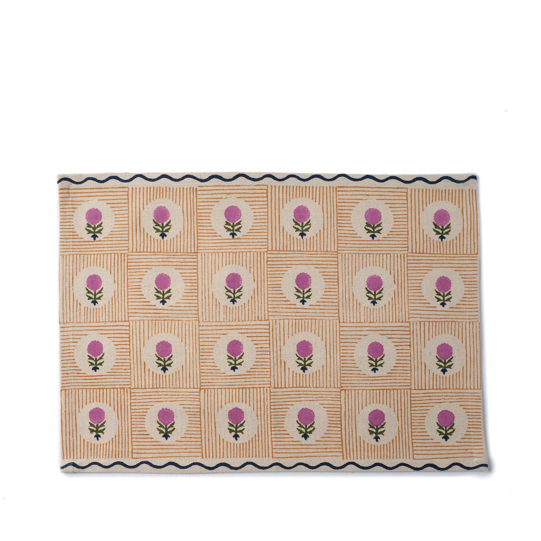Namita Fuchsia Placemat Set - Waterproof & Non-Slip Dining Table Mats for Everyday Use, Parties & Home Decor