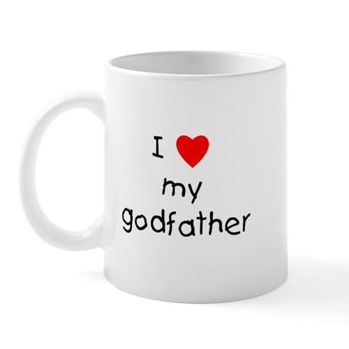 White - I Love My Godfather Mug
