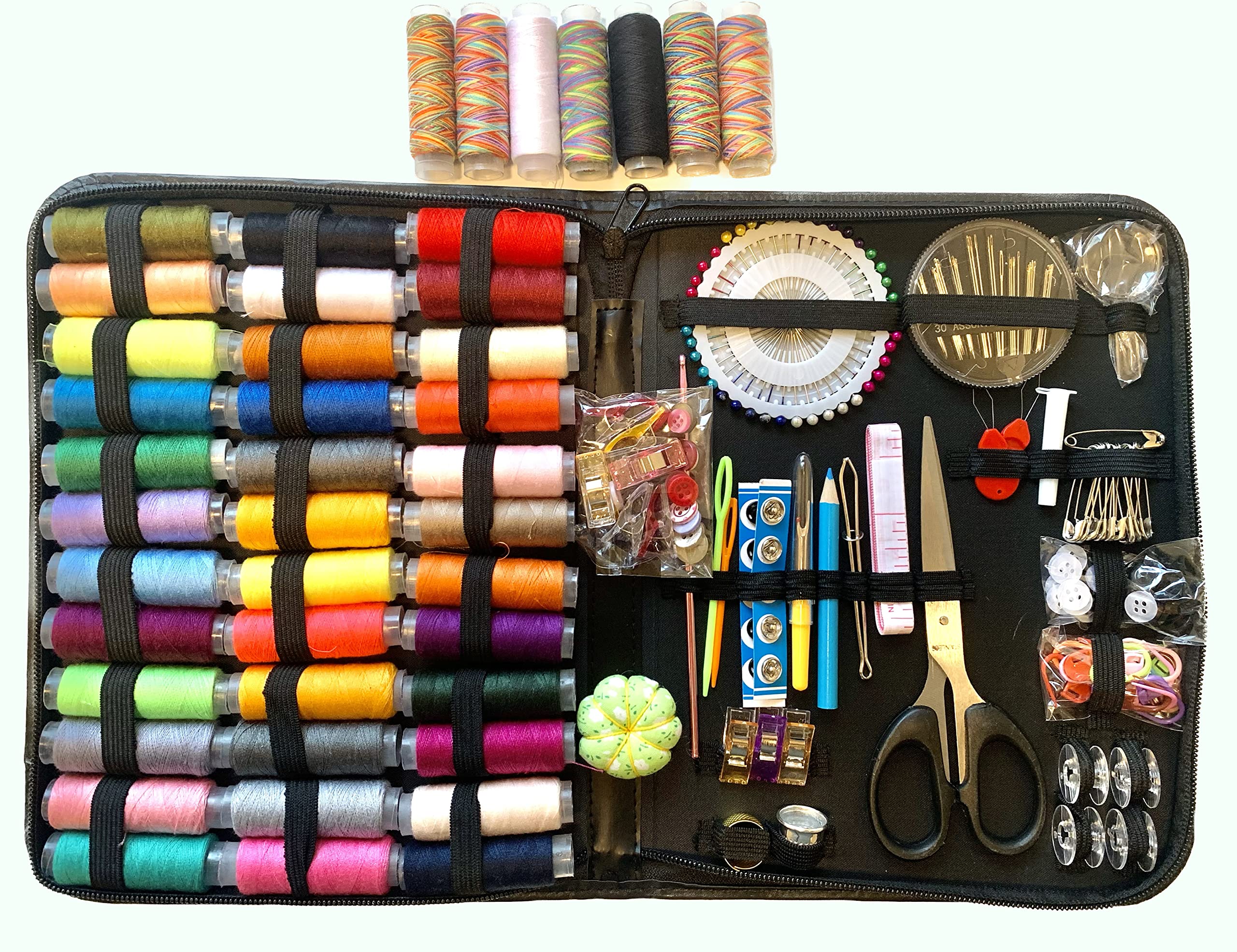 Professional Sewing Kit for Adults & Beginners - Complete Sewing Machine Accessories Set with Thread, Needles & Supplies - Perfect for DIY Crafts, Clothing Repairs & Home Projects