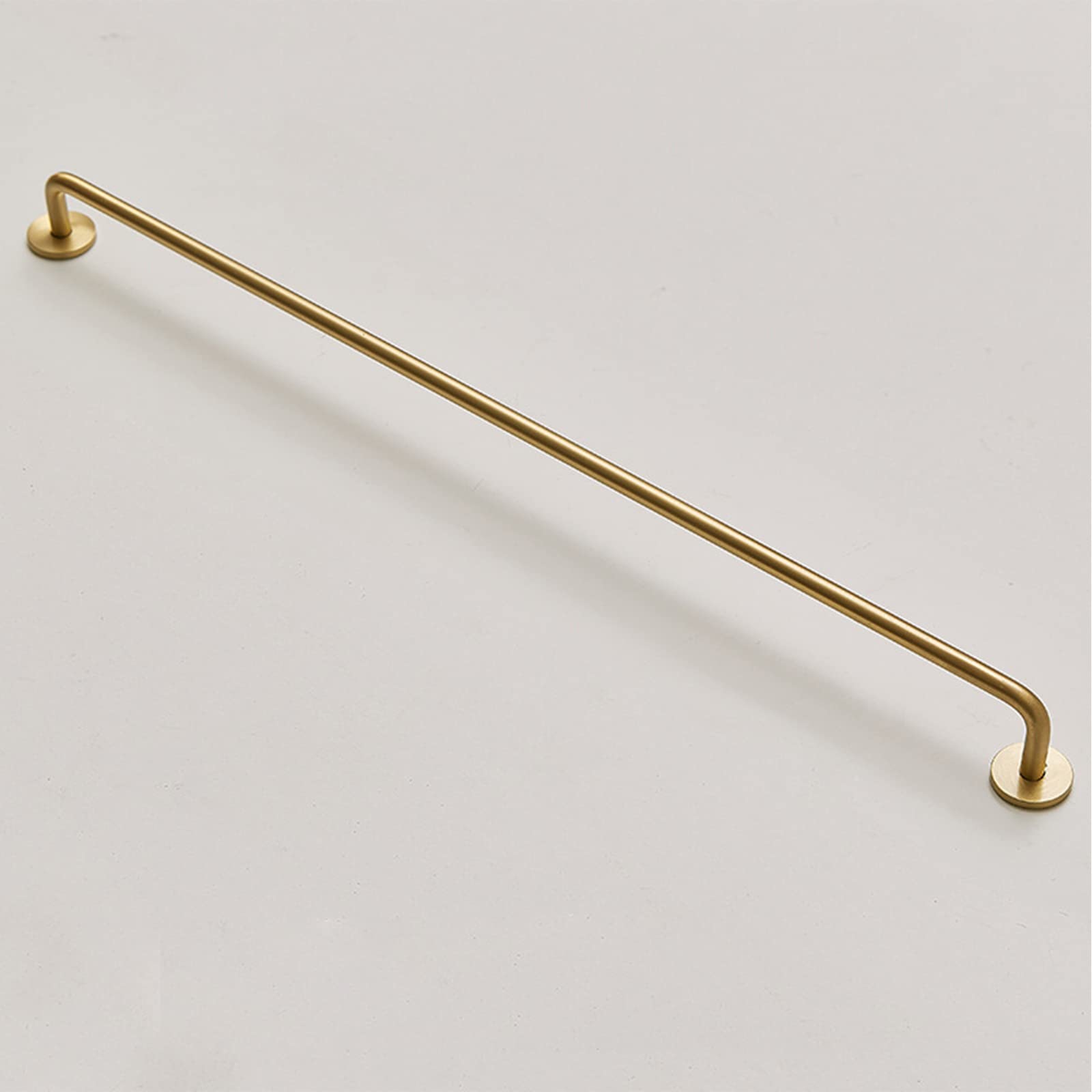 Modern Satin Brass Kitchen Cabinet Handles - Gold Pulls for Glass Doors, Cabinet Doors, Drawers & Dressers | Durable Hardware for Home & Office Furniture Upgrade