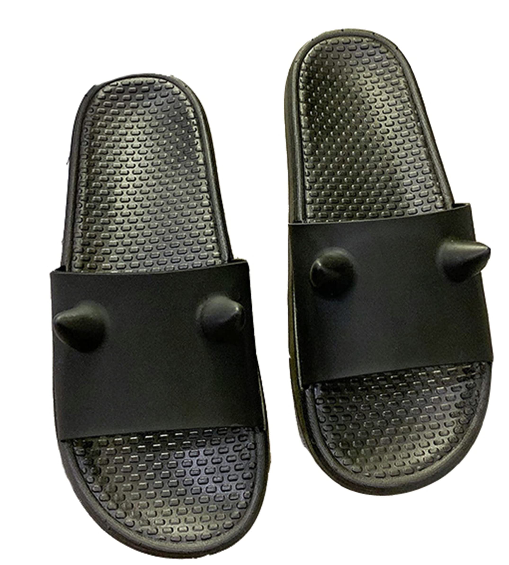 Women's Summer Sandals - Cute Animal Horn Design Open Toe Slippers for Home, Bathroom & Beach | Comfortable Casual House Shoes for Women