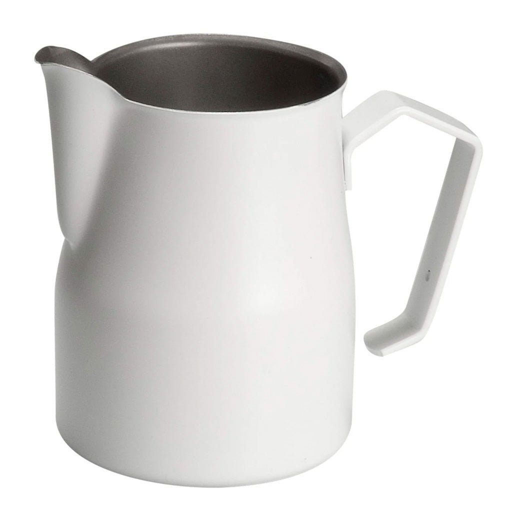 Motta 750ml White Europa Milk Jug - Premium Ceramic Milk Pitcher for Coffee, Tea & Hot Beverages - Perfect for Home, Cafe & Restaurant Use