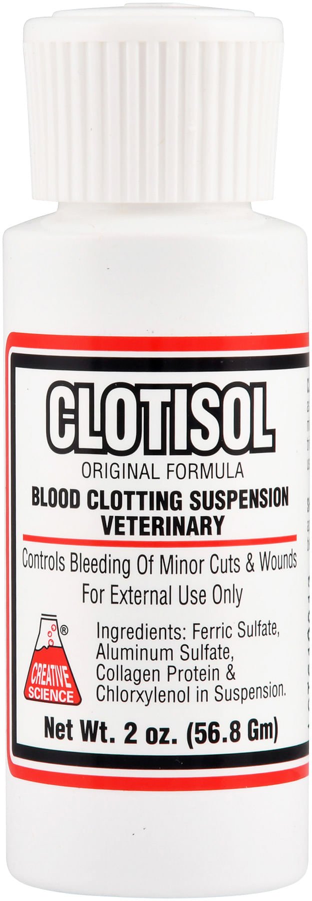Clotisol Fast-Acting Blood Clotting Powder for Pets - 2 oz Wound Care Solution for Dogs, Cats & Small Animals - Emergency First Aid for Cuts & Injuries