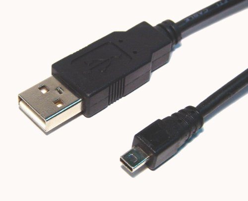 Synergy Digital USB Cable for Samsung S1050 Camera - 5ft 8-Pin Data Cable for Travel & Backup