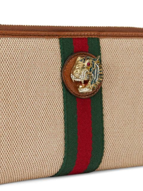 Gucci Rajah Zip Around Wallet in Beige Vintage Canvas - Stylish & Durable for Everyday Use & Travel
